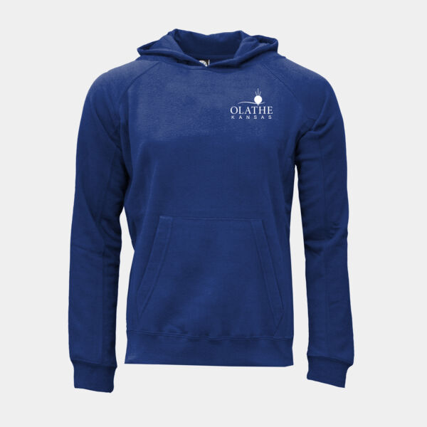 Fleece Pullover Unisex Hoodie White Thumbnail