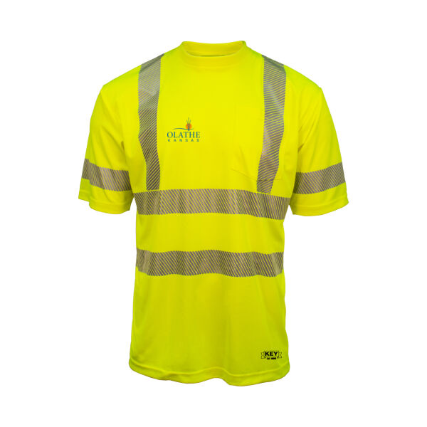ANSI Class 3 Segmented Tape UltraSoft Short Sleeve Pocket Tee Thumbnail